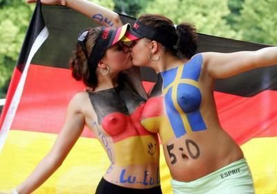 Le supportrices sont déjà là....